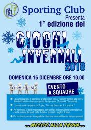 GIOCHI INVERNALI 2018 - 1° Edizione