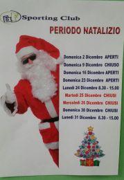 CALENDARIO PERIODO FESTIVO