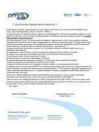 COMUNICATO UFFICIALE