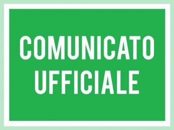 COMUNICATO UFFICIALE