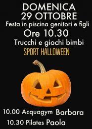 DOMENICA 29 OTTOBRE  --- SPORT e FESTA in PISCINA ---